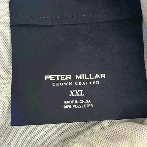 Peter Millar Crown Sonora Patchwork Swim Trunks Zippered Front Men Size XXL - Picture 8 of 14